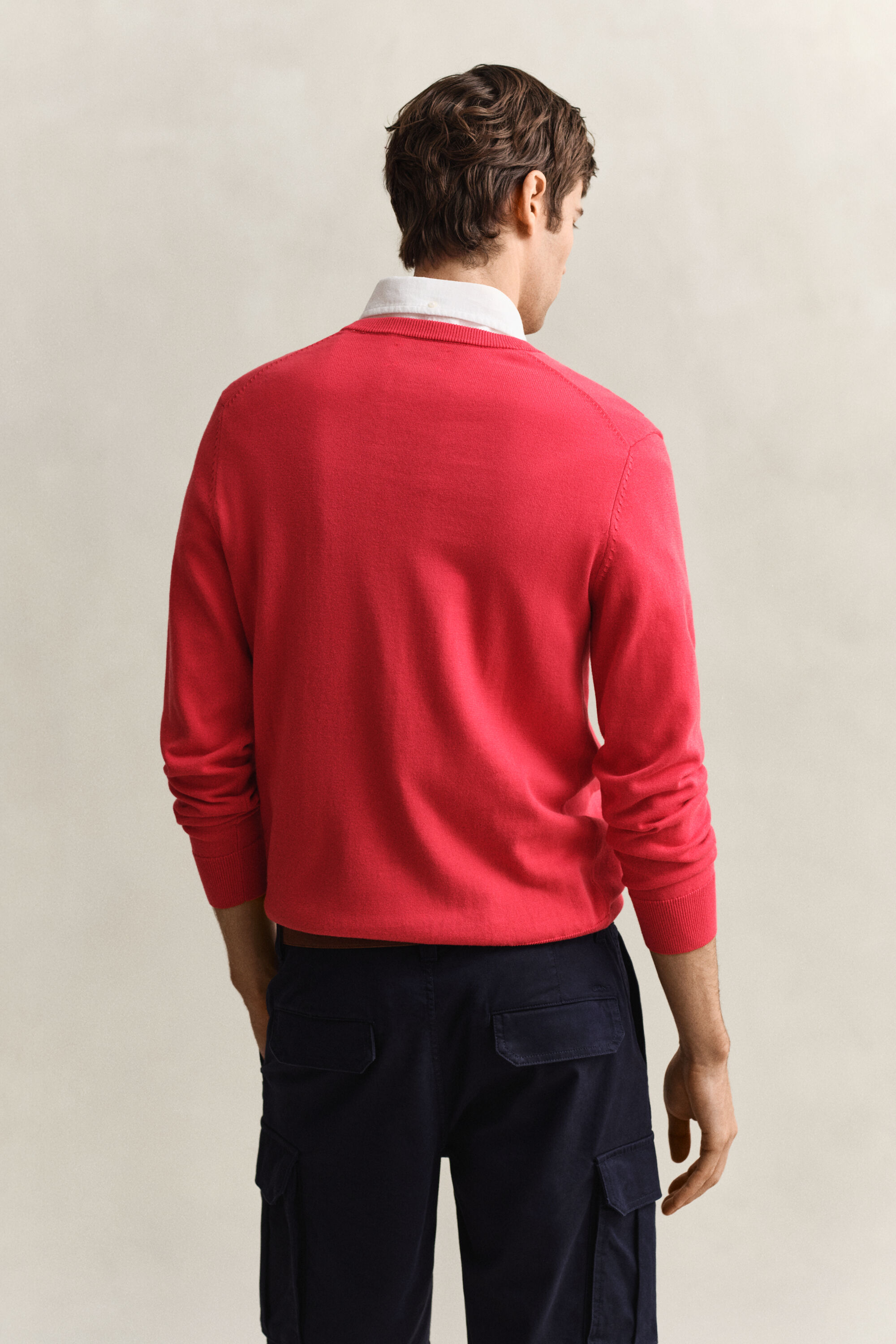 Classic Cotton V-Neck Sweater
