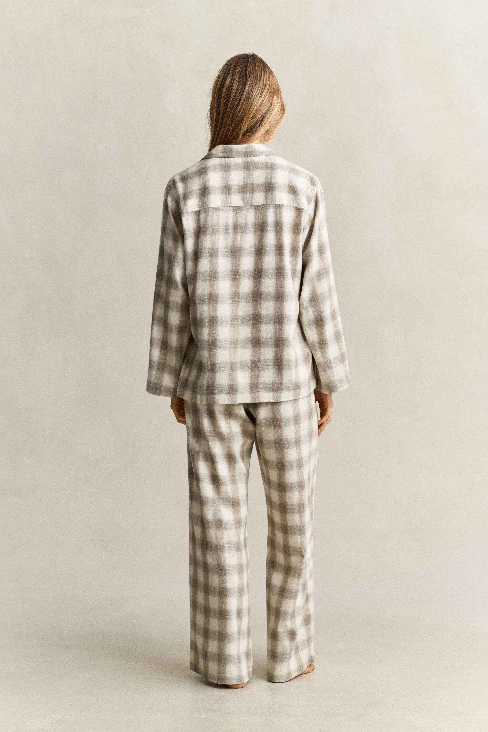 Checked Flannel Pajama Set