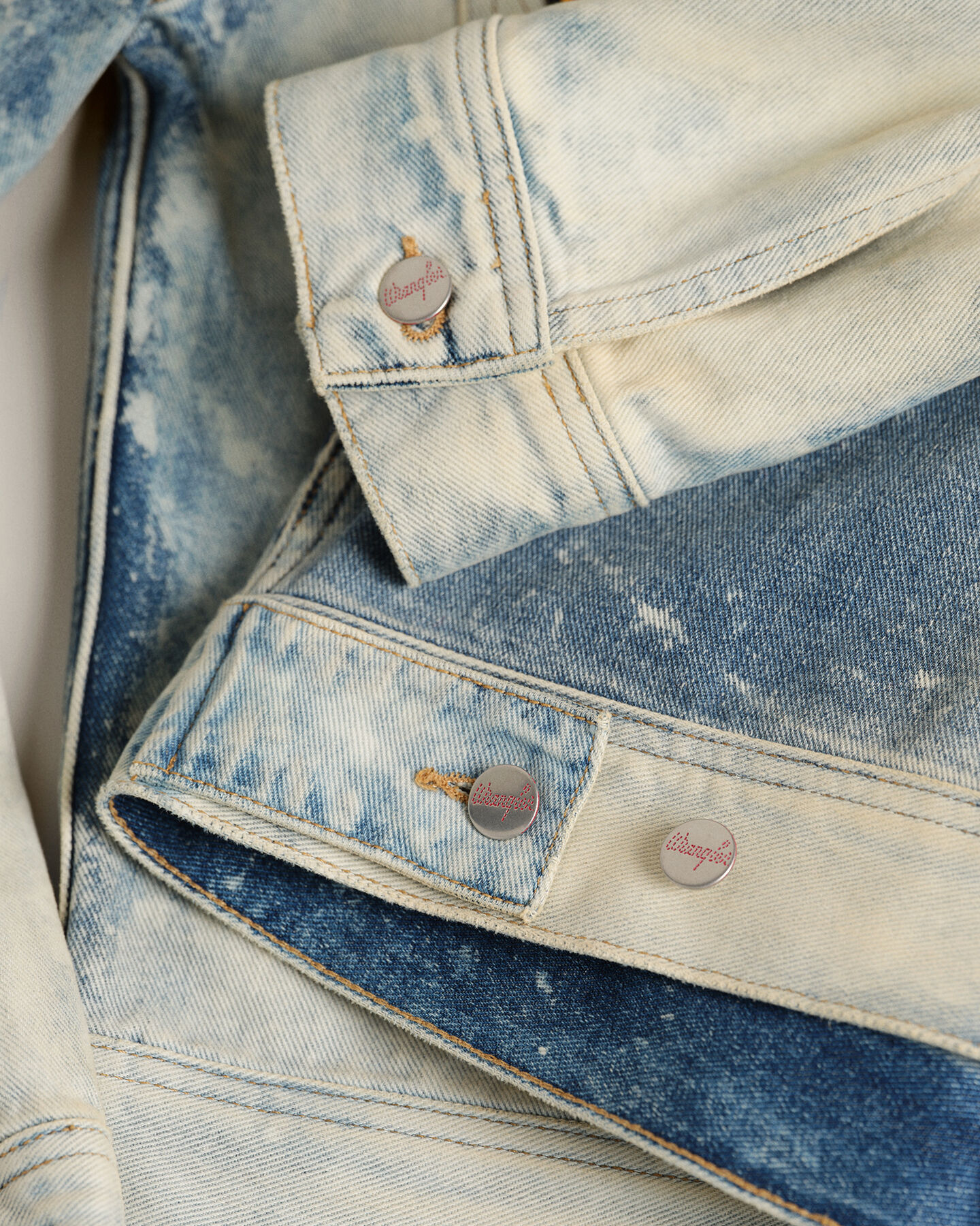 GANT x Wrangler Bleached Denim Jacket