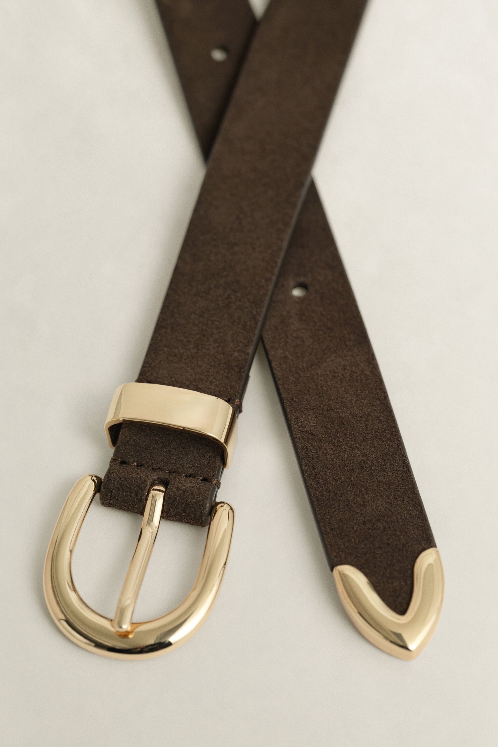 Suede Metal Belt
