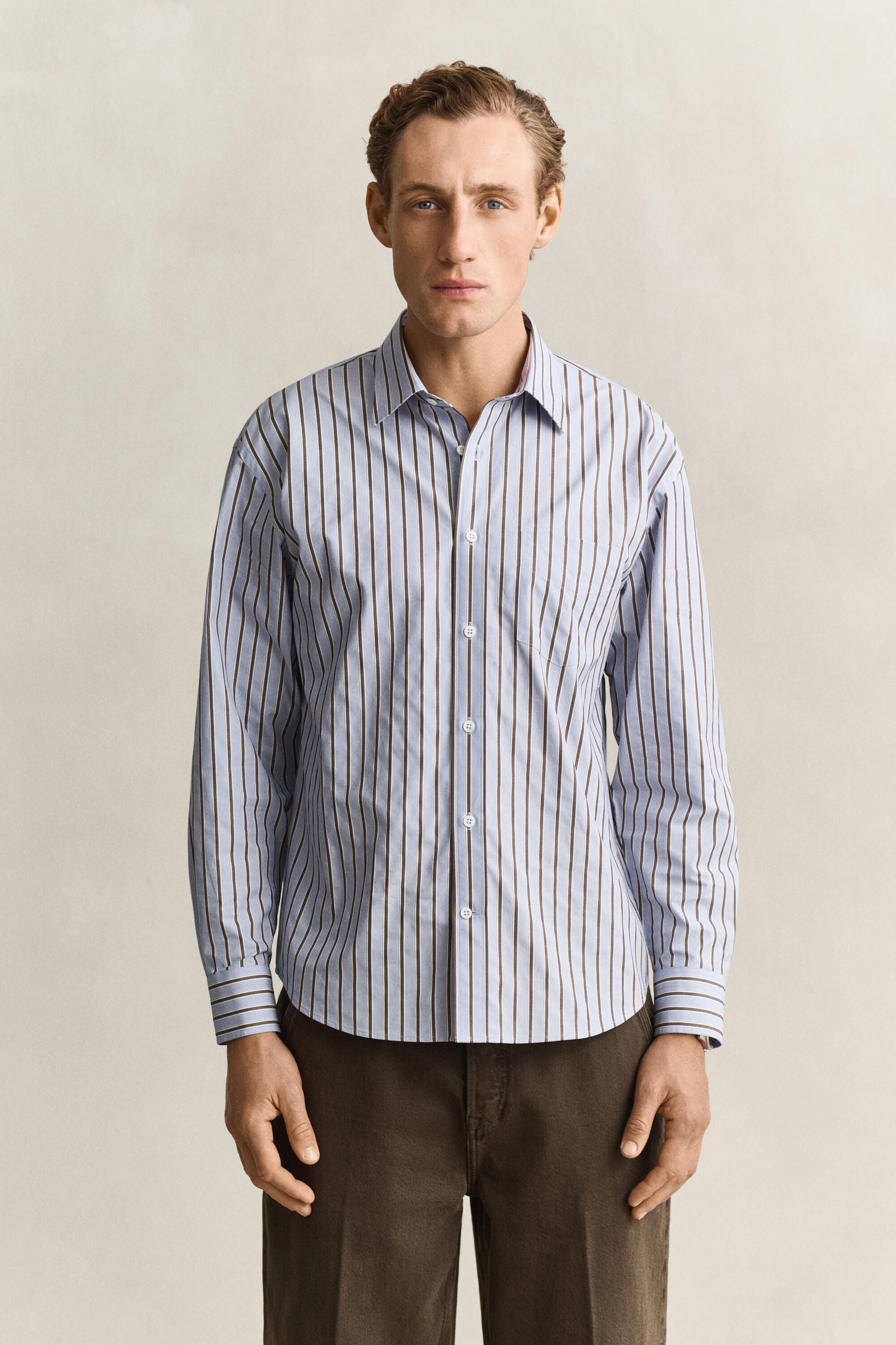 Dobby Striped Shirt