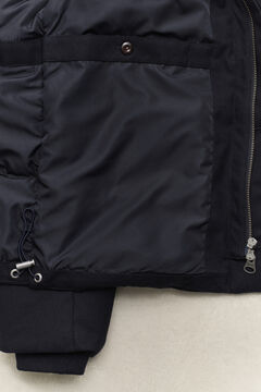 Flannel Down Jacket — EVENING BLUE 4