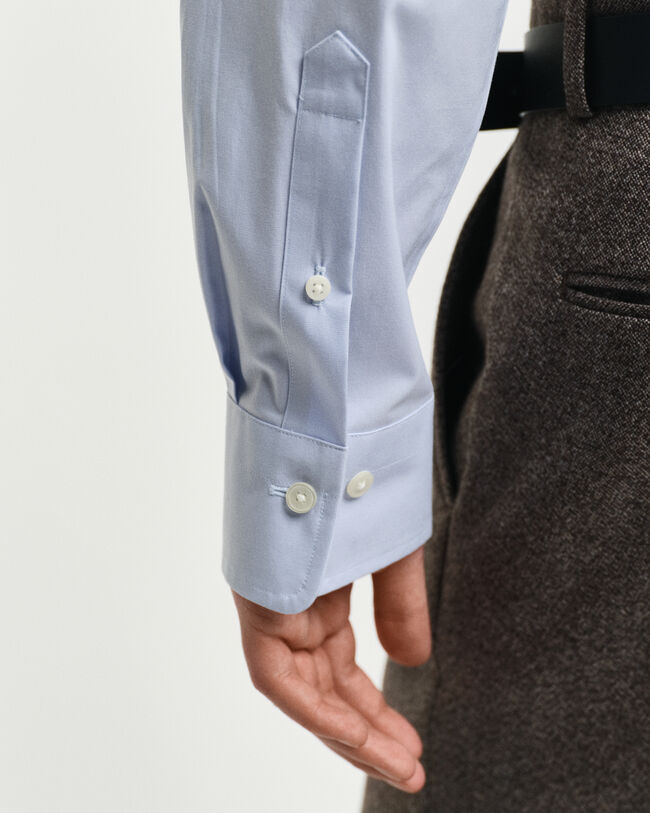 Slim Fit Stretch Poplin Shirt