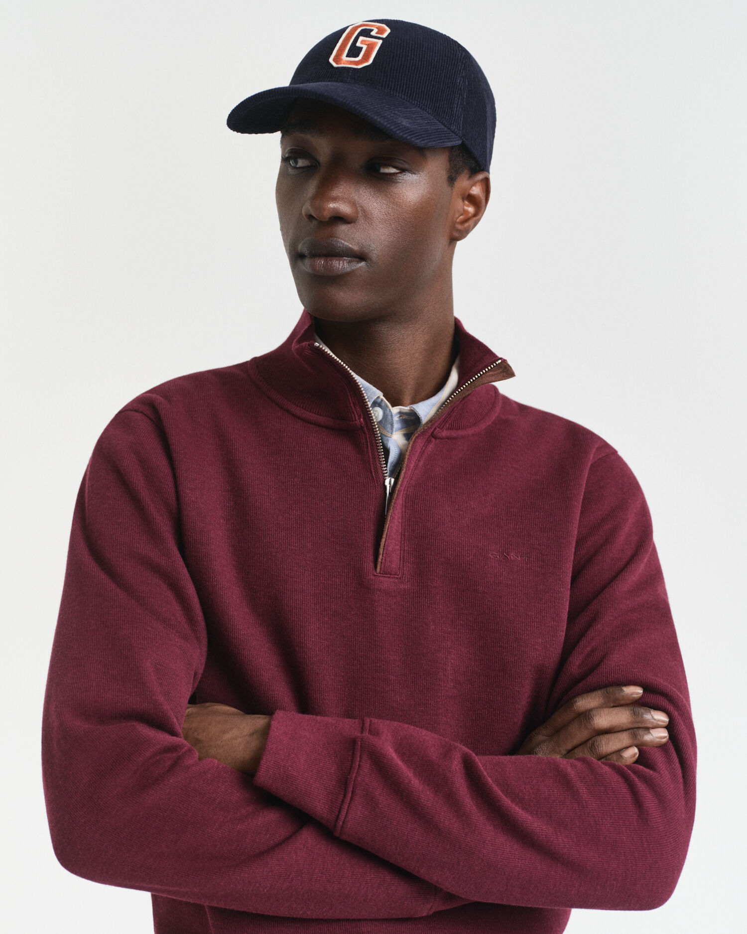 Sacker Rib Half-Zip Sweatshirt