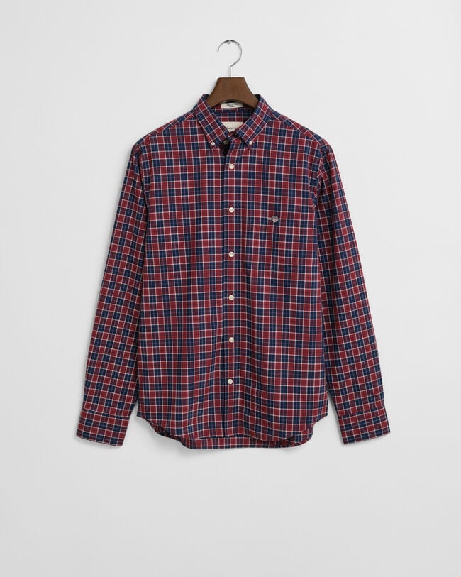 Regular Fit Checked Classic Poplin Shirt