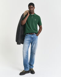 Regular Fit Shield Piqué Polo Shirt