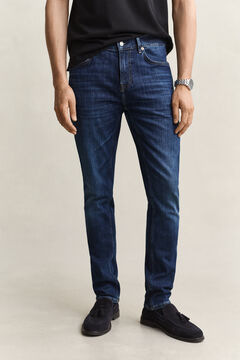 Slim Jeans — MID BLUE WORN IN 5