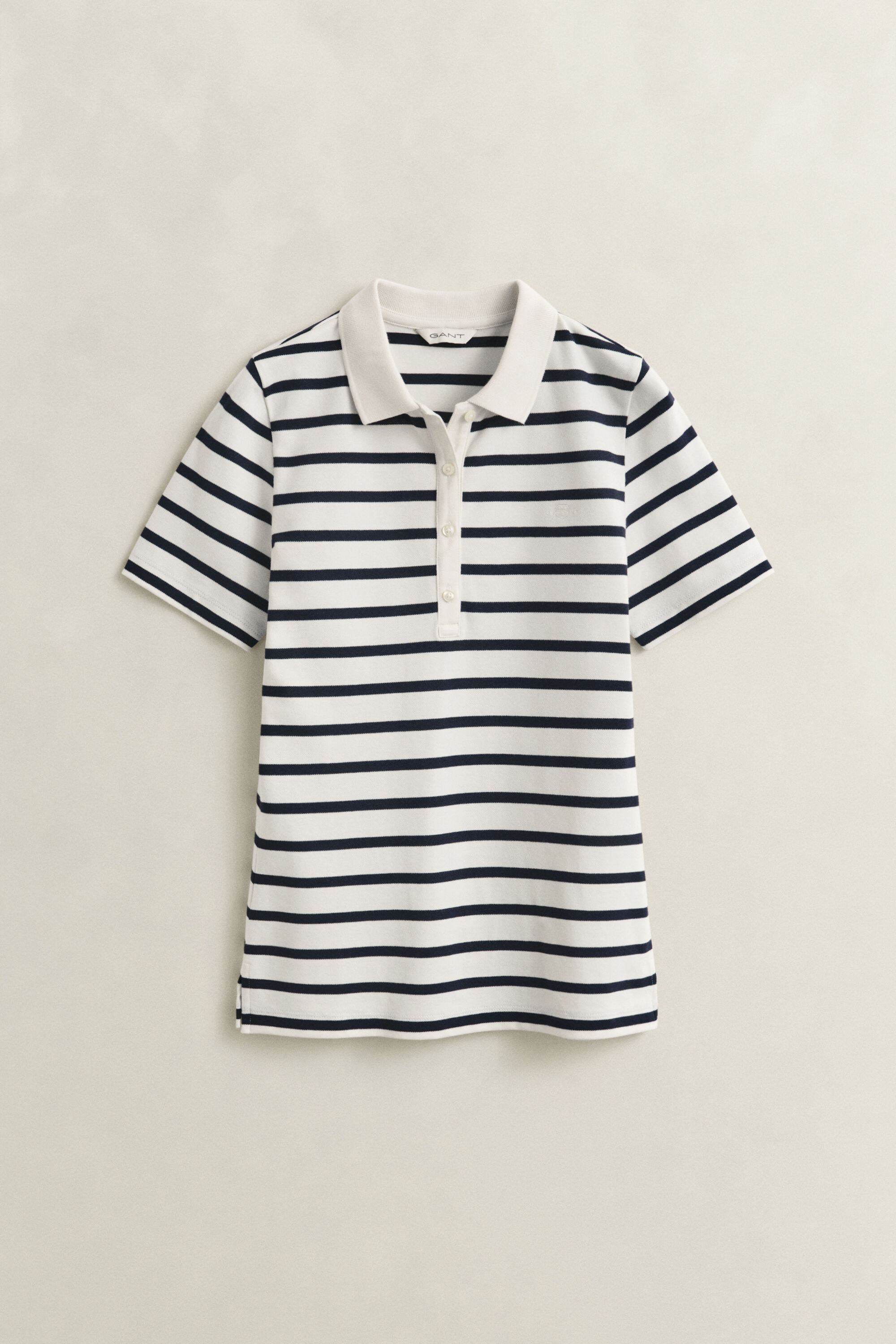 Striped Piqué Polo Shirt