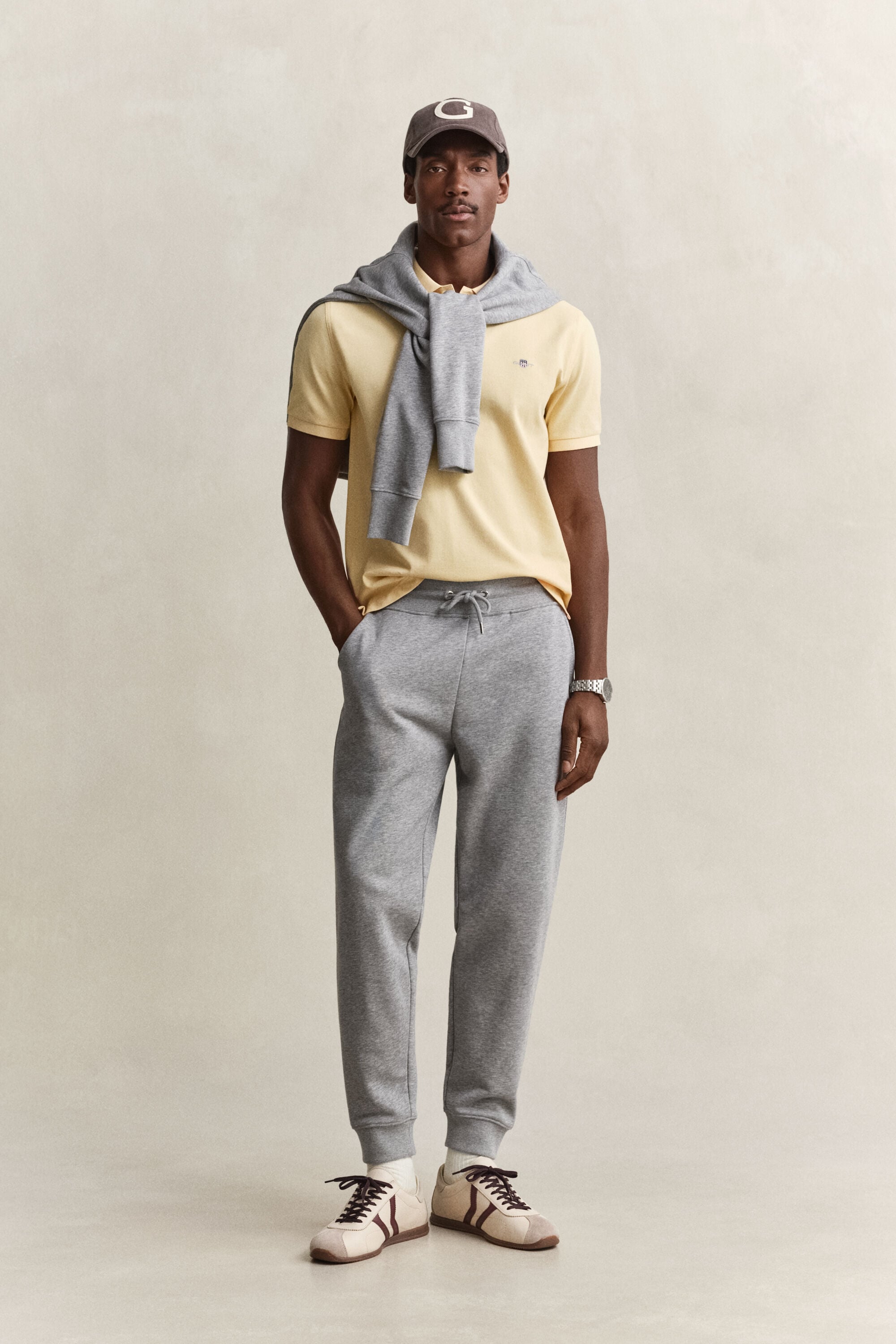 Shield Sweatpants — GREY MELANGE