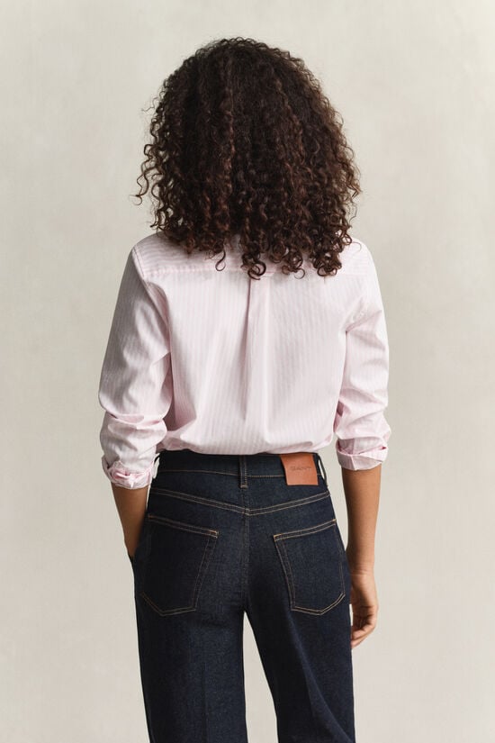 Regular Fit Classic Striped Poplin Shirt