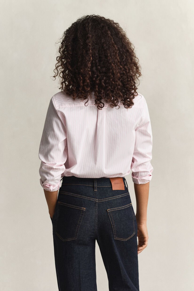 Regular Fit Classic Striped Poplin Shirt