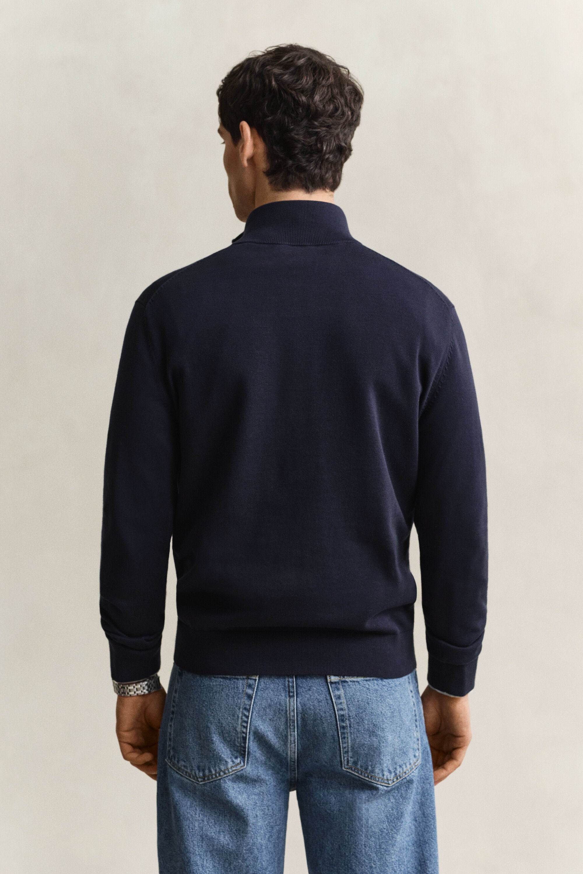 Classic Cotton Half-Zip Sweater