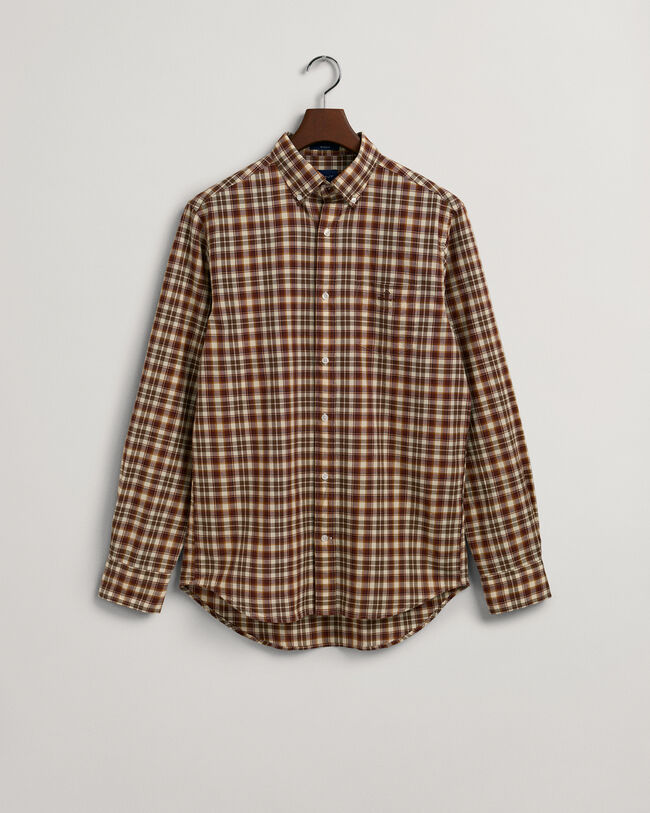 Regular Fit Broadcloth Tartan Shirt