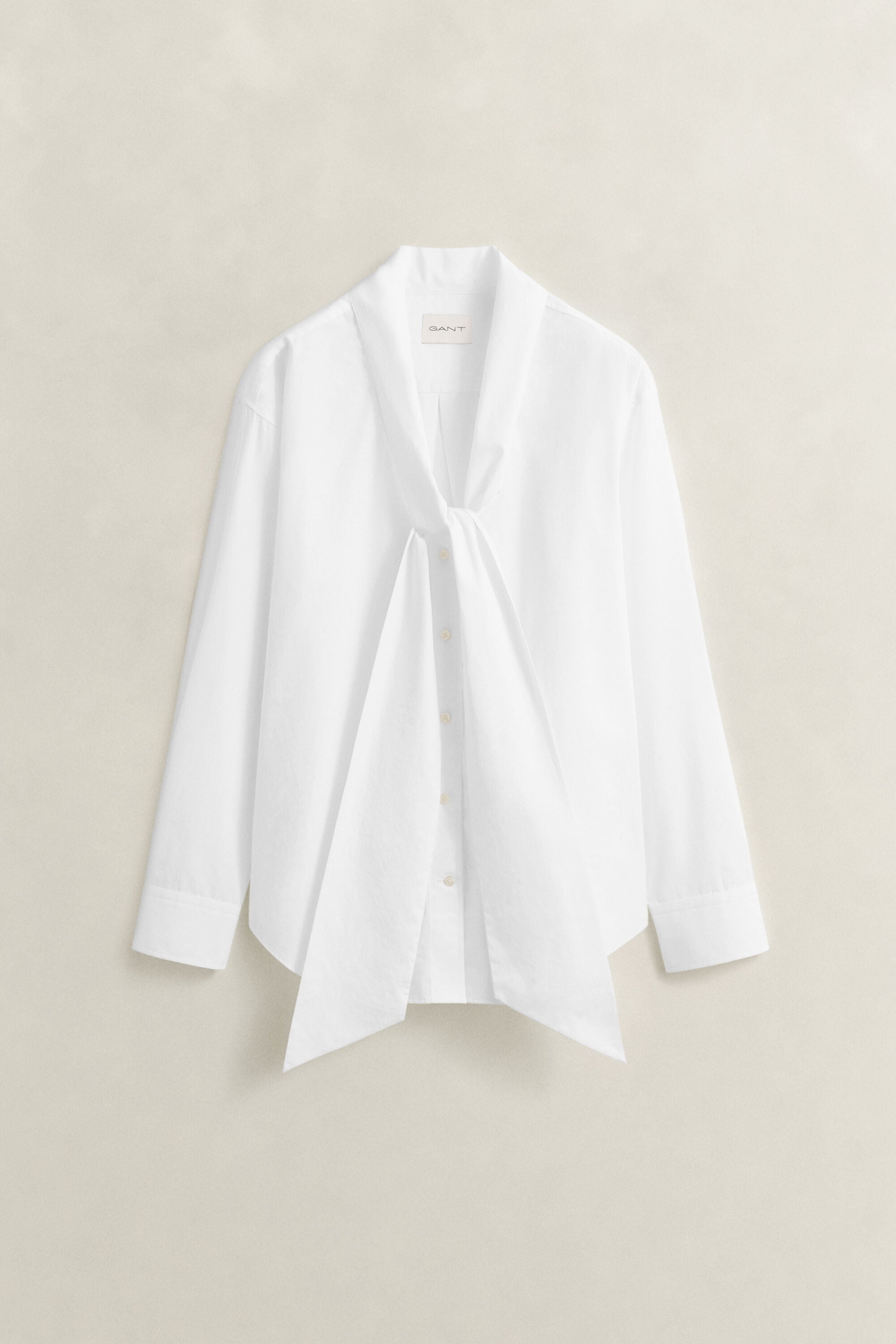 Poplin Bow Tie Shirt