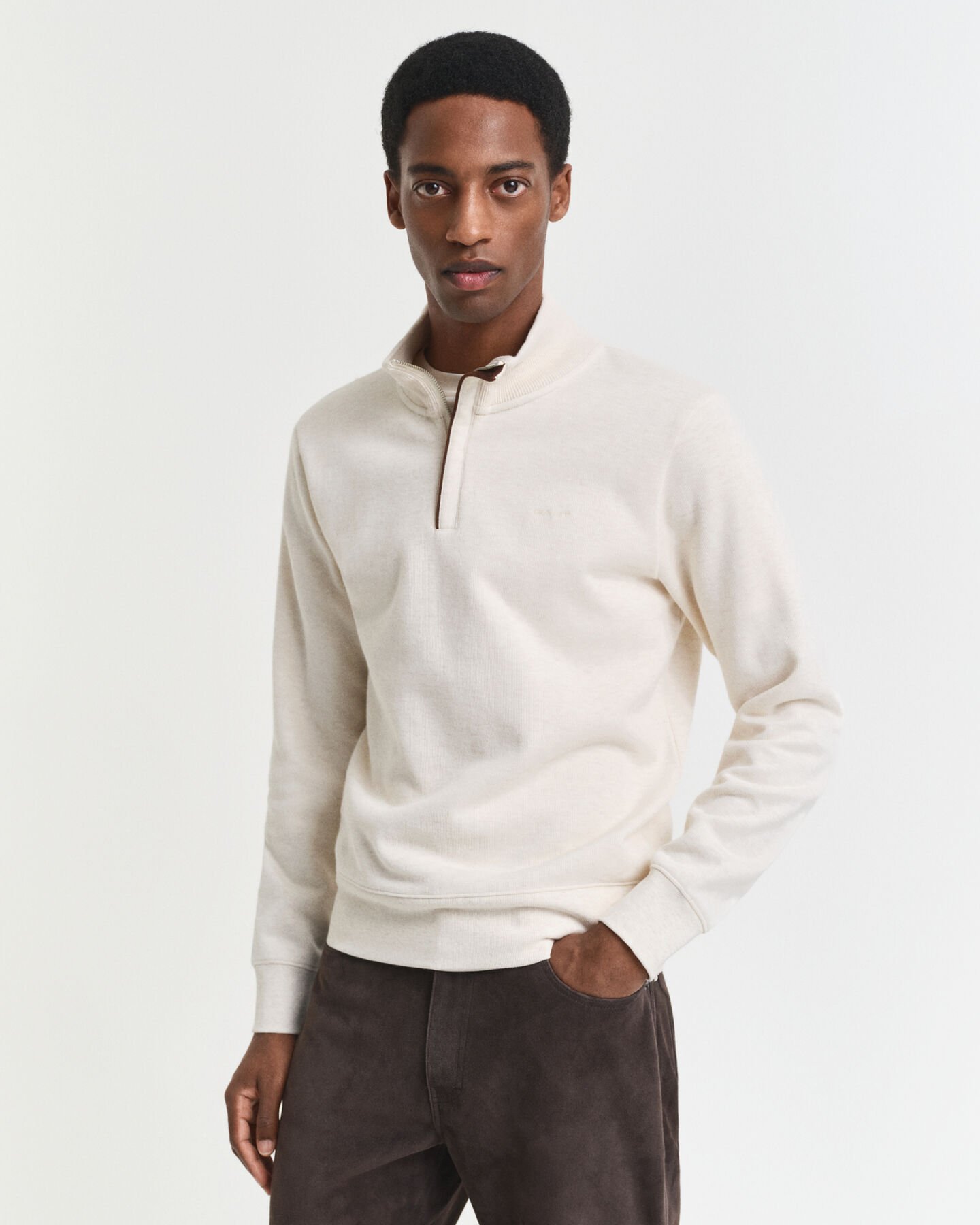 Sacker Rib Half-Zip Sweatshirt