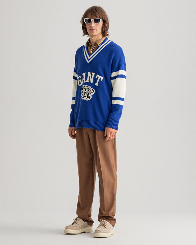 Tiger V-Neck Sweater