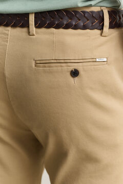 Slim Smart Chinos — DARK KHAKI 3