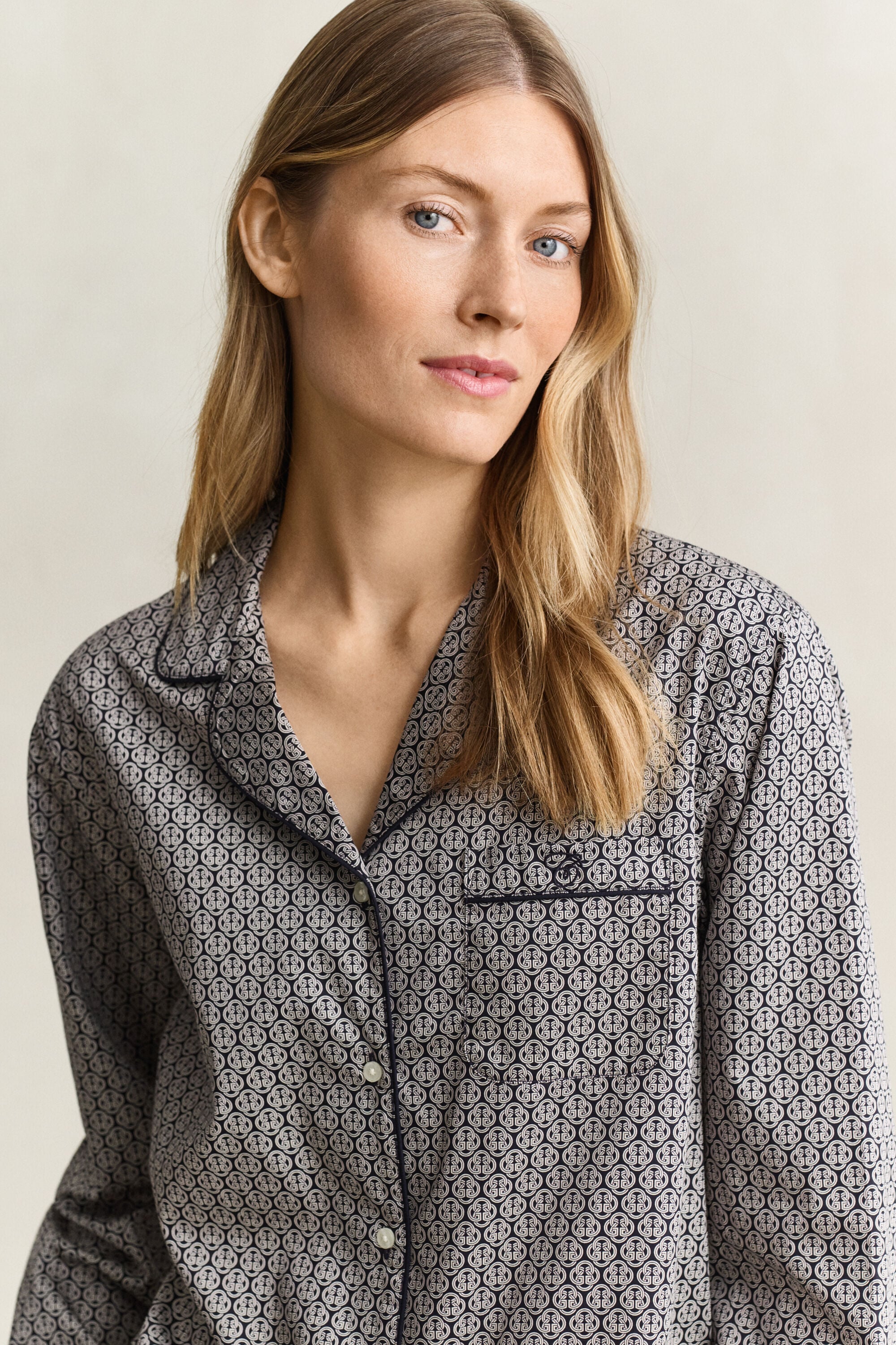 Printed Pajama Set