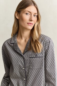 Printed Pajama Set — EVENING BLUE 4
