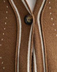 Argyle Long Cardigan