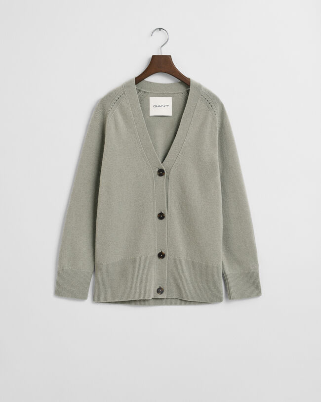 Wool Cashmere Blend Cardigan