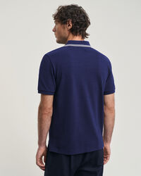 Seasonal Essential Tipped Contrast Piqu&eacute; Polo Shirt