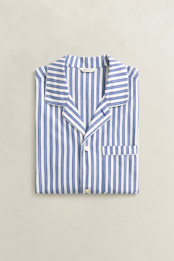 Poplin Pajama Set — COLLEGE BLUE