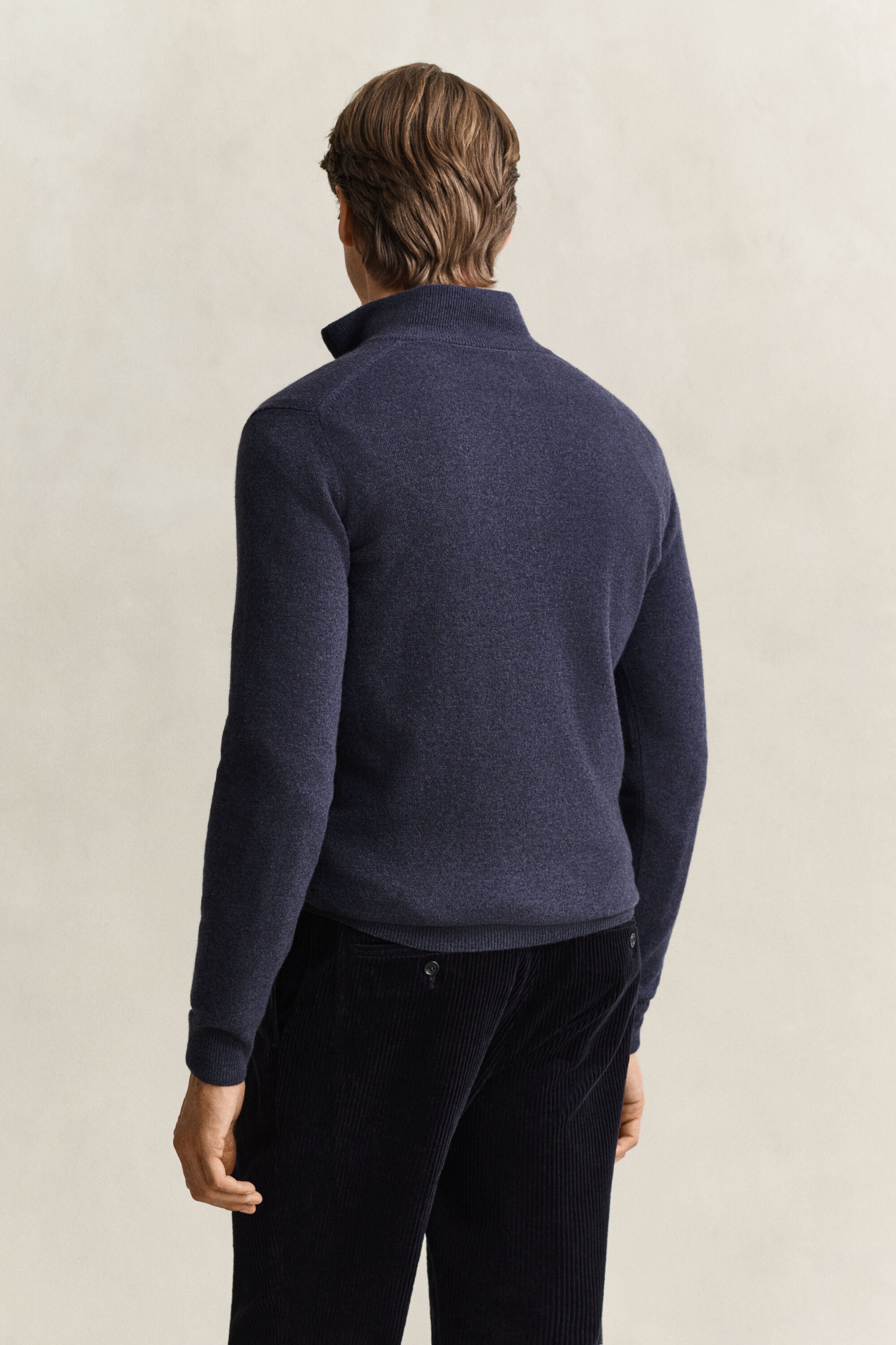 Lambswool Half-Zip Sweater