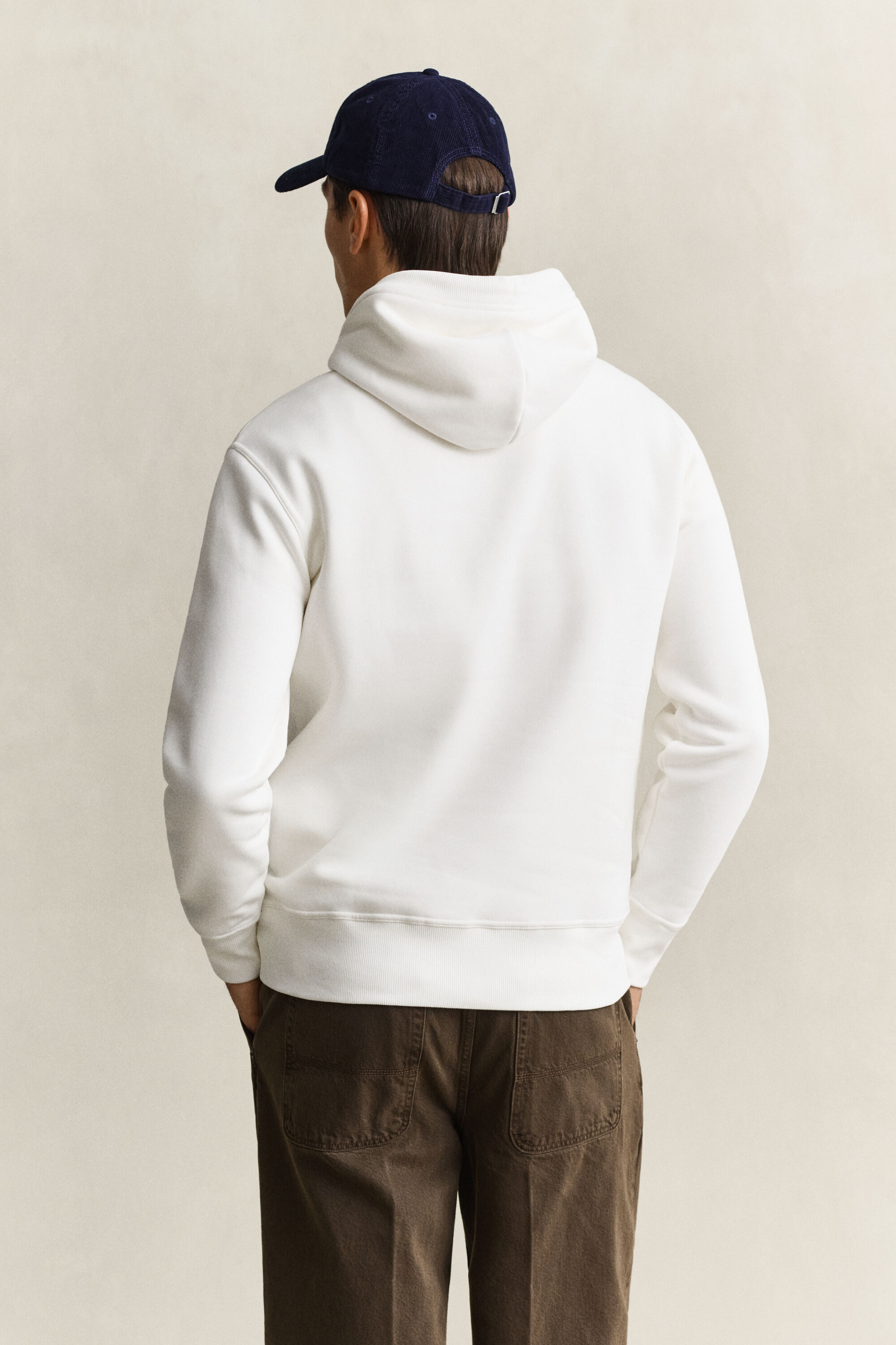 Archive Shield Hoodie — EGGSHELL