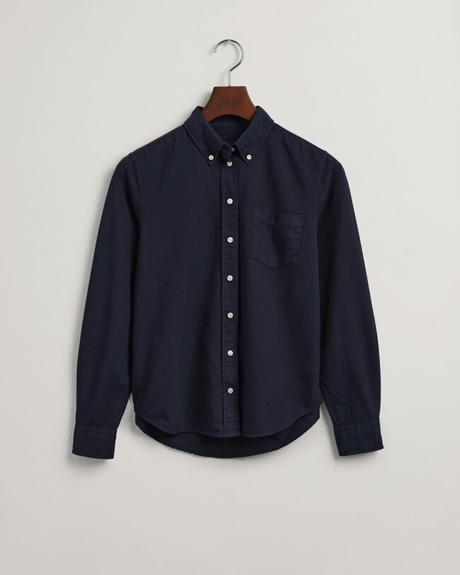 Regular Fit Garment-Dyed Oxford Shirt