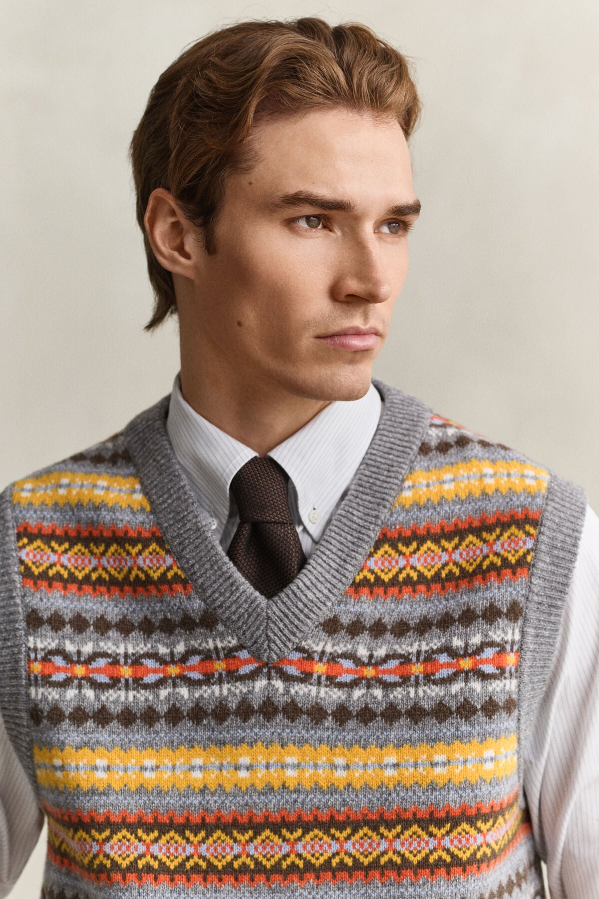 Fair Isle Vest — MULTICOLOR