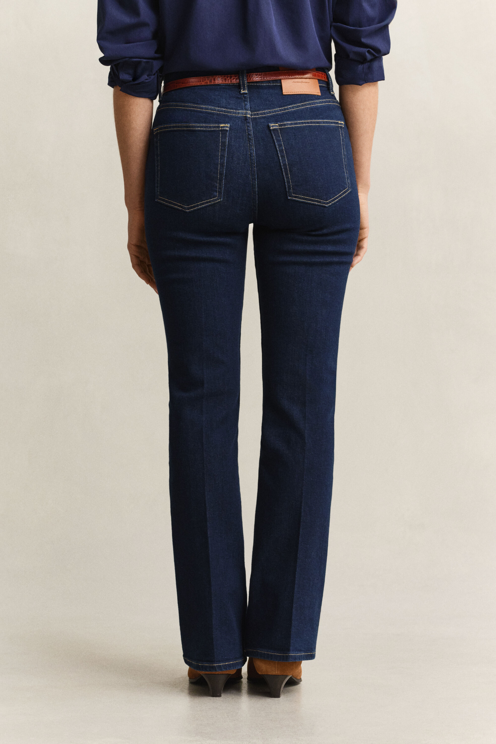 Slim Flared Stretch Jeans