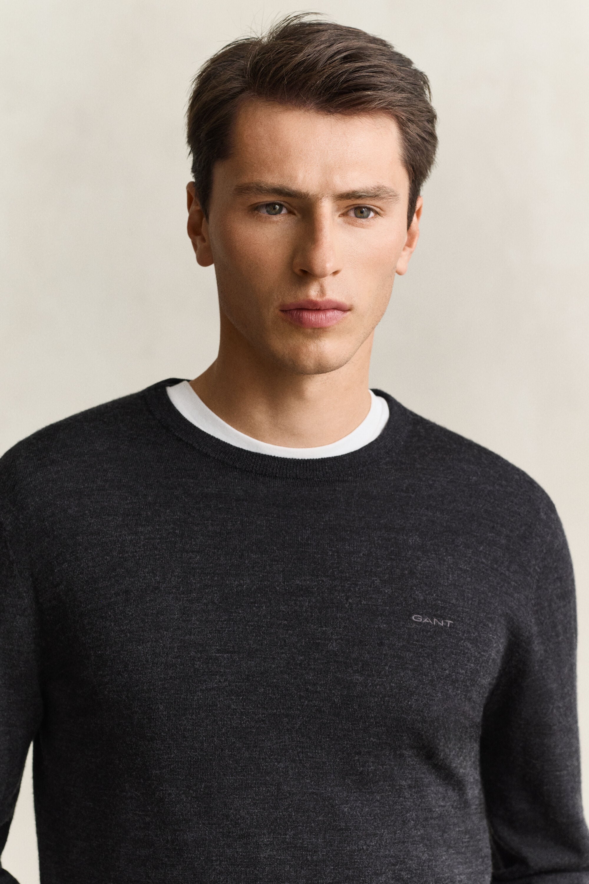 Merino Wool Crew Neck Sweater