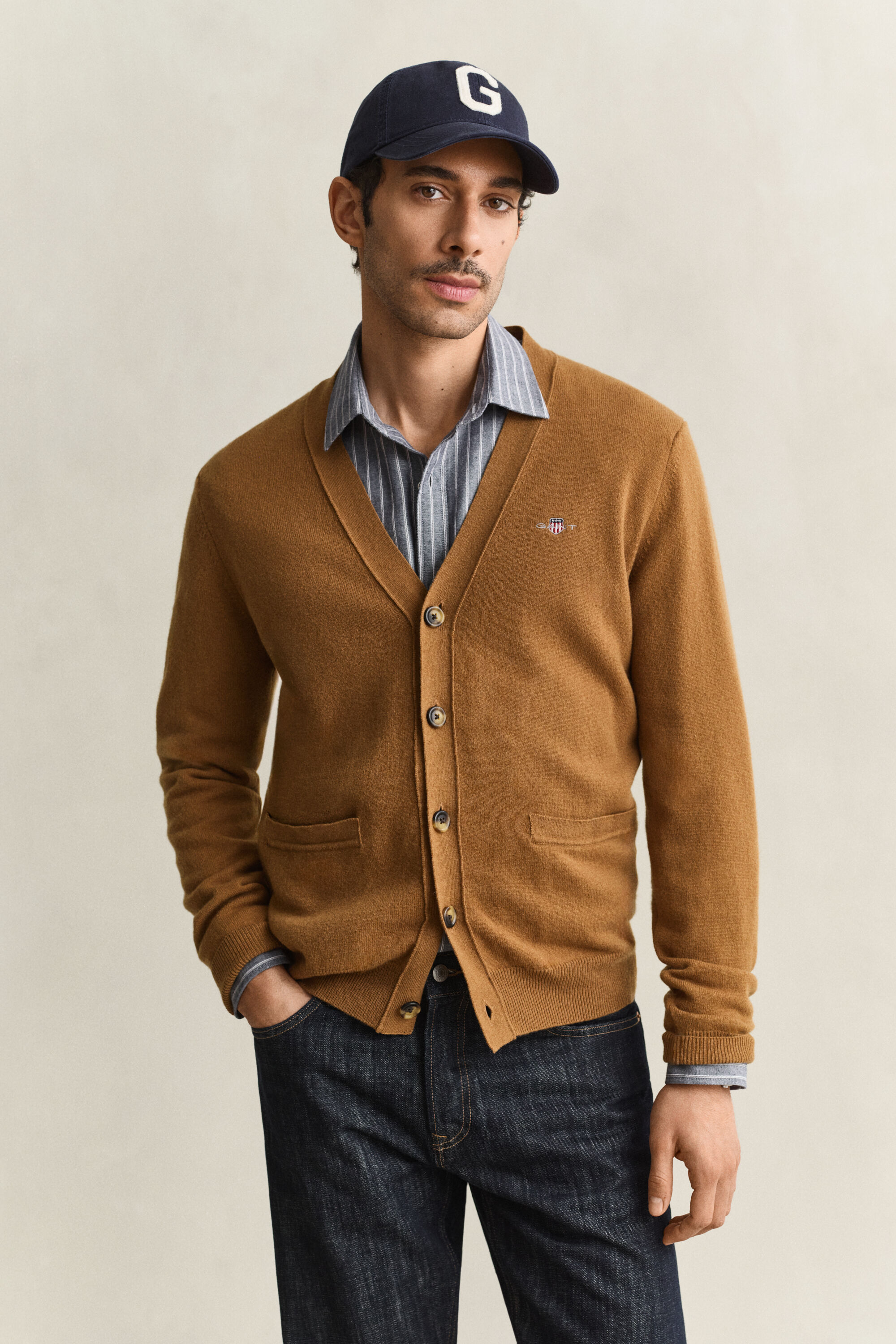 Lambswool V-Neck Cardigan