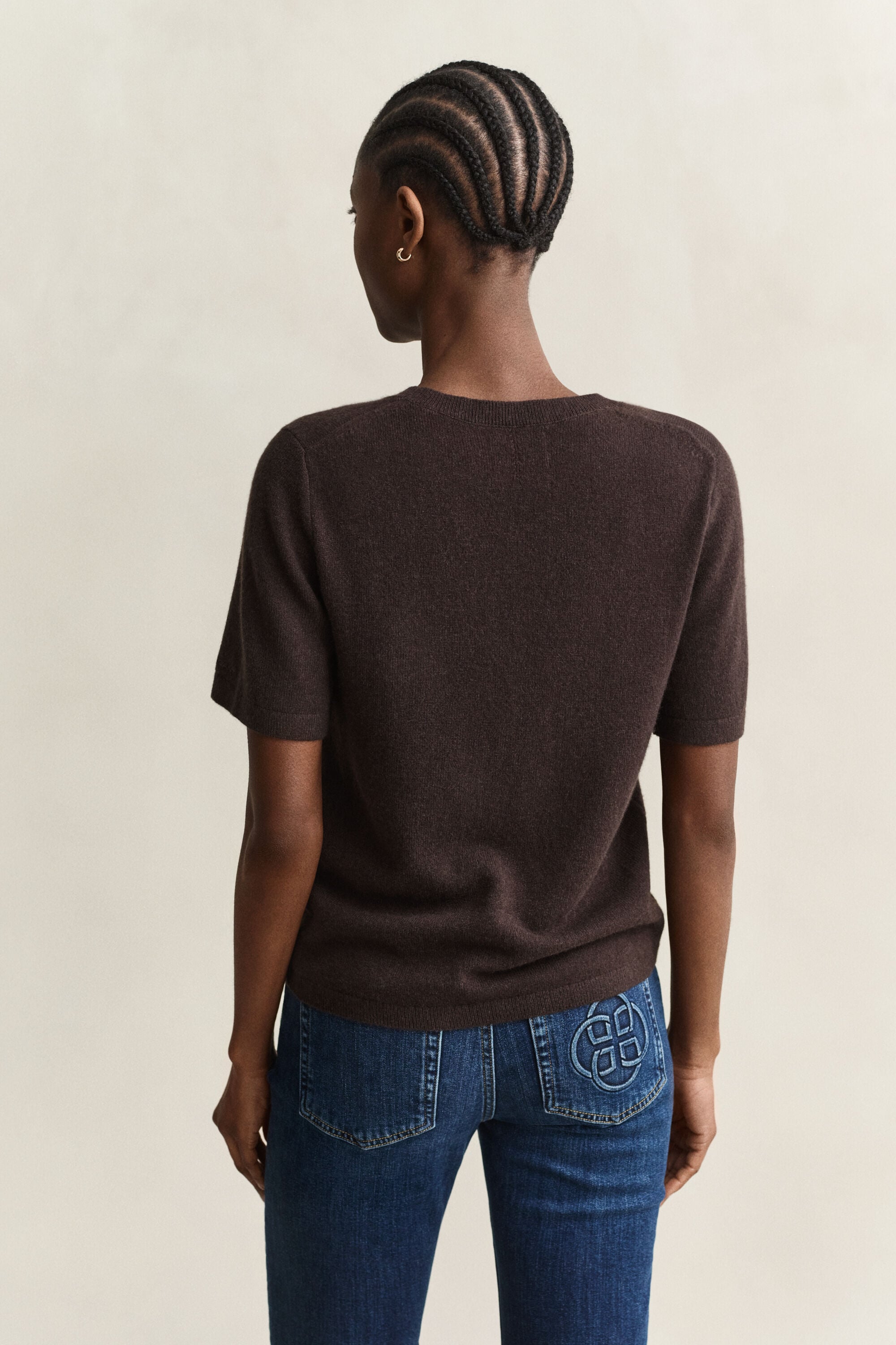 Cashmere Short Sleeve Sweater