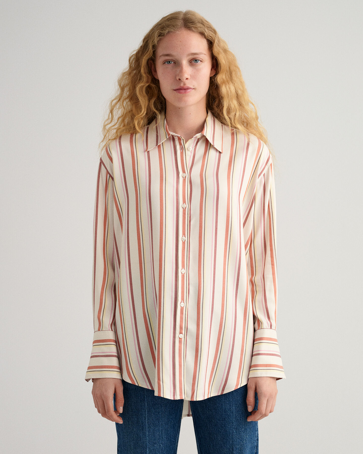 Relaxed Fit Multistripe Shirt