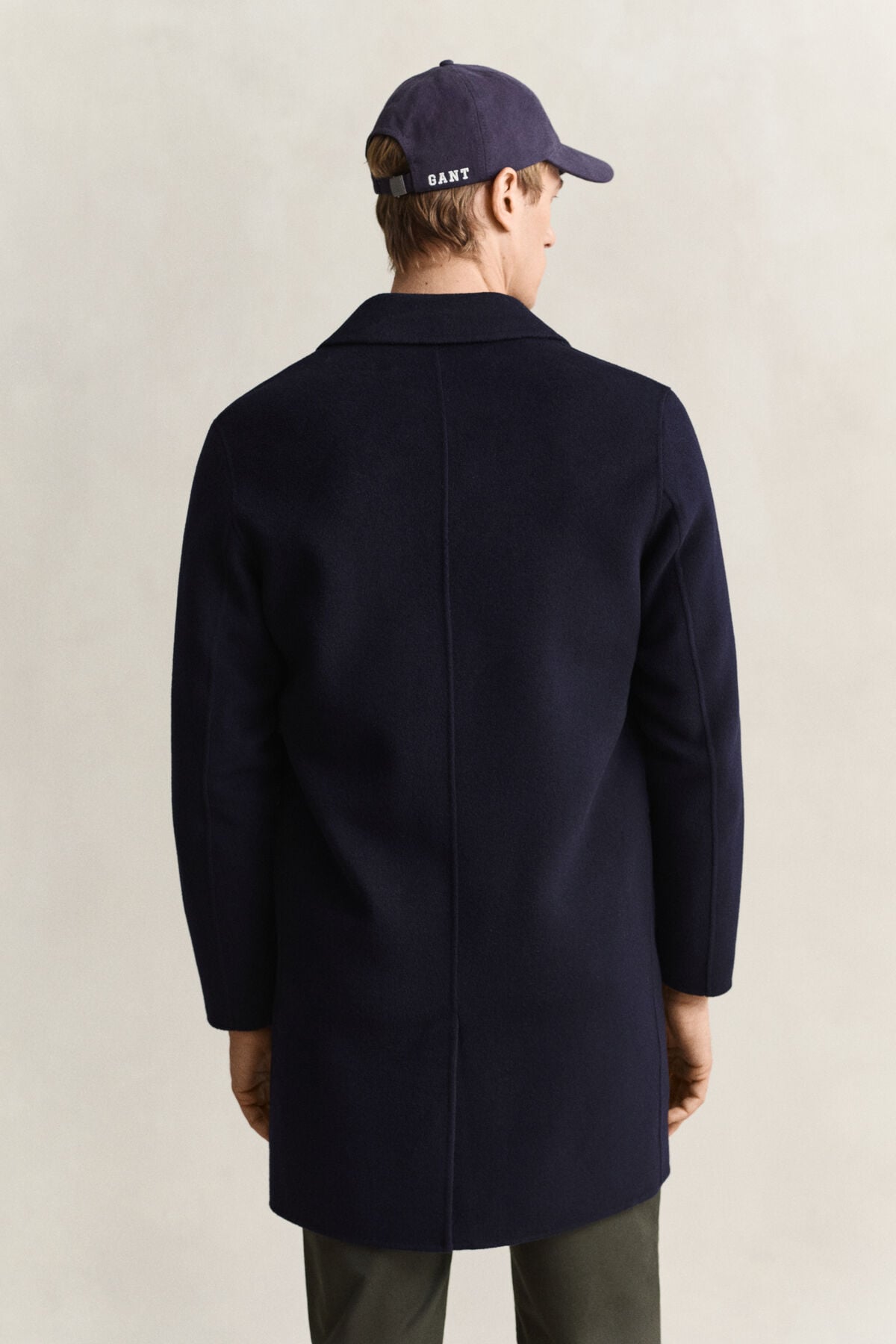 Handstitched Top Coat — EVENING BLUE