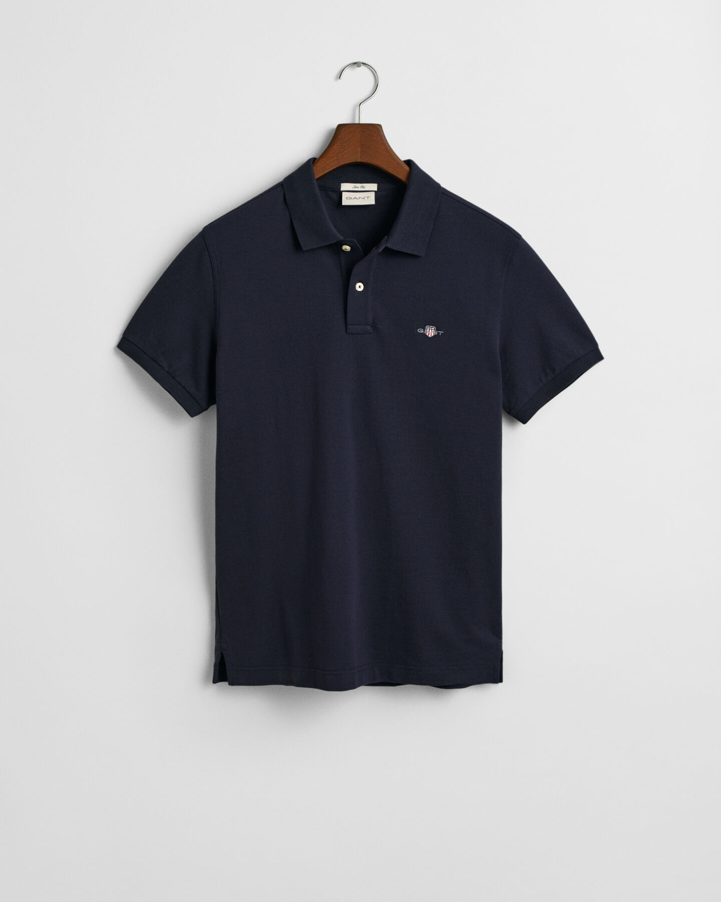 Slim Fit Shield Piqué Polo Shirt