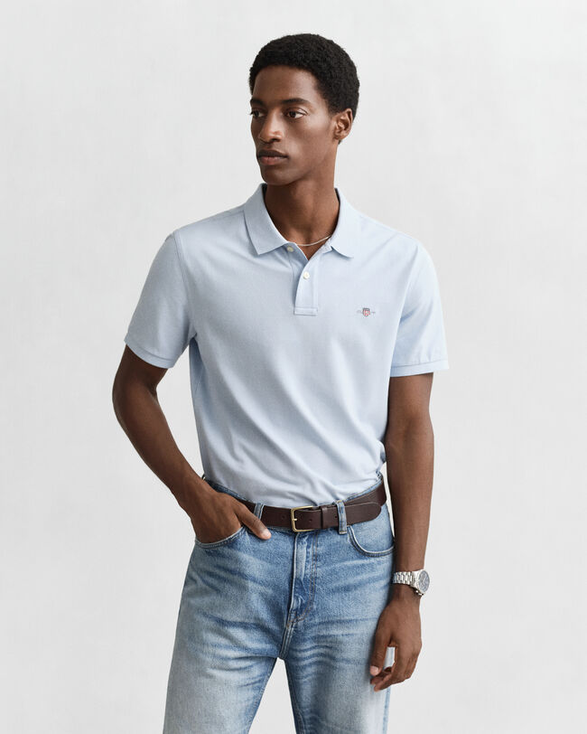 Regular Fit Shield Piqué Polo Shirt