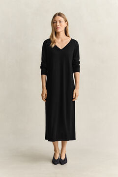 Extra Fine Merino Wool Dress — BLACK 6