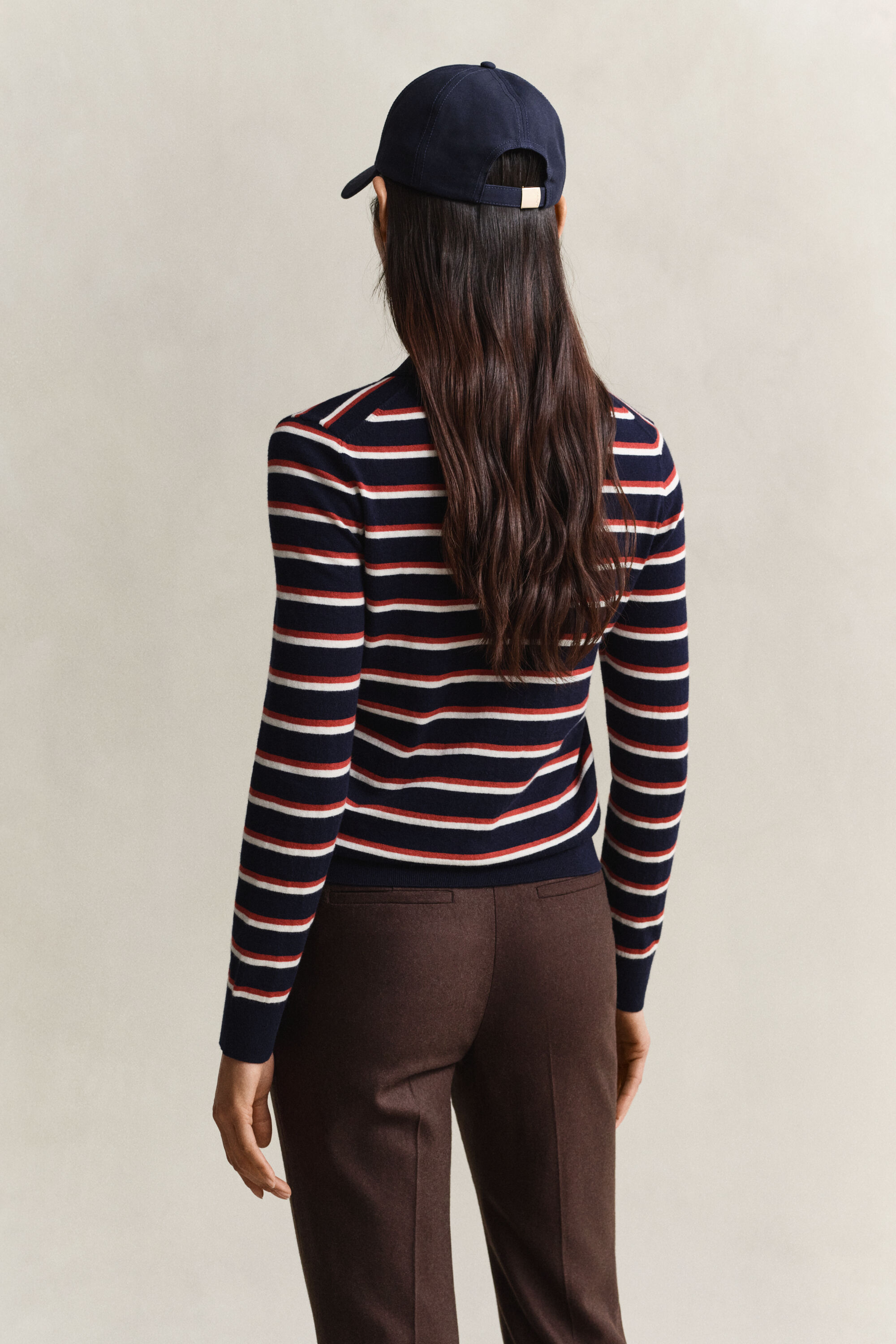 Fine Knitted Striped Sweater