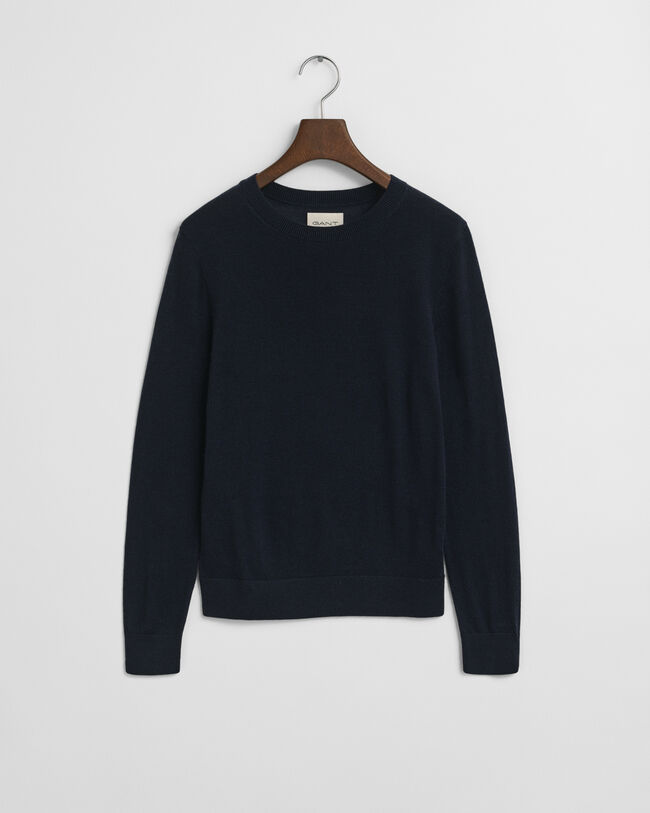 Extra Fine Merino Wool Crew Neck Sweater