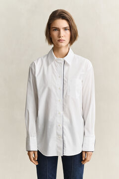 Piping Detail Shirt — WHITE 6