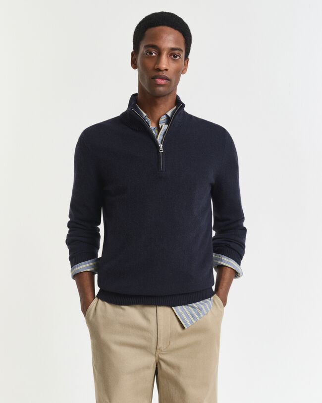 Cashmere Half-Zip Sweater