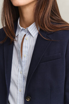 Piqué Blazer — EVENING BLUE 10