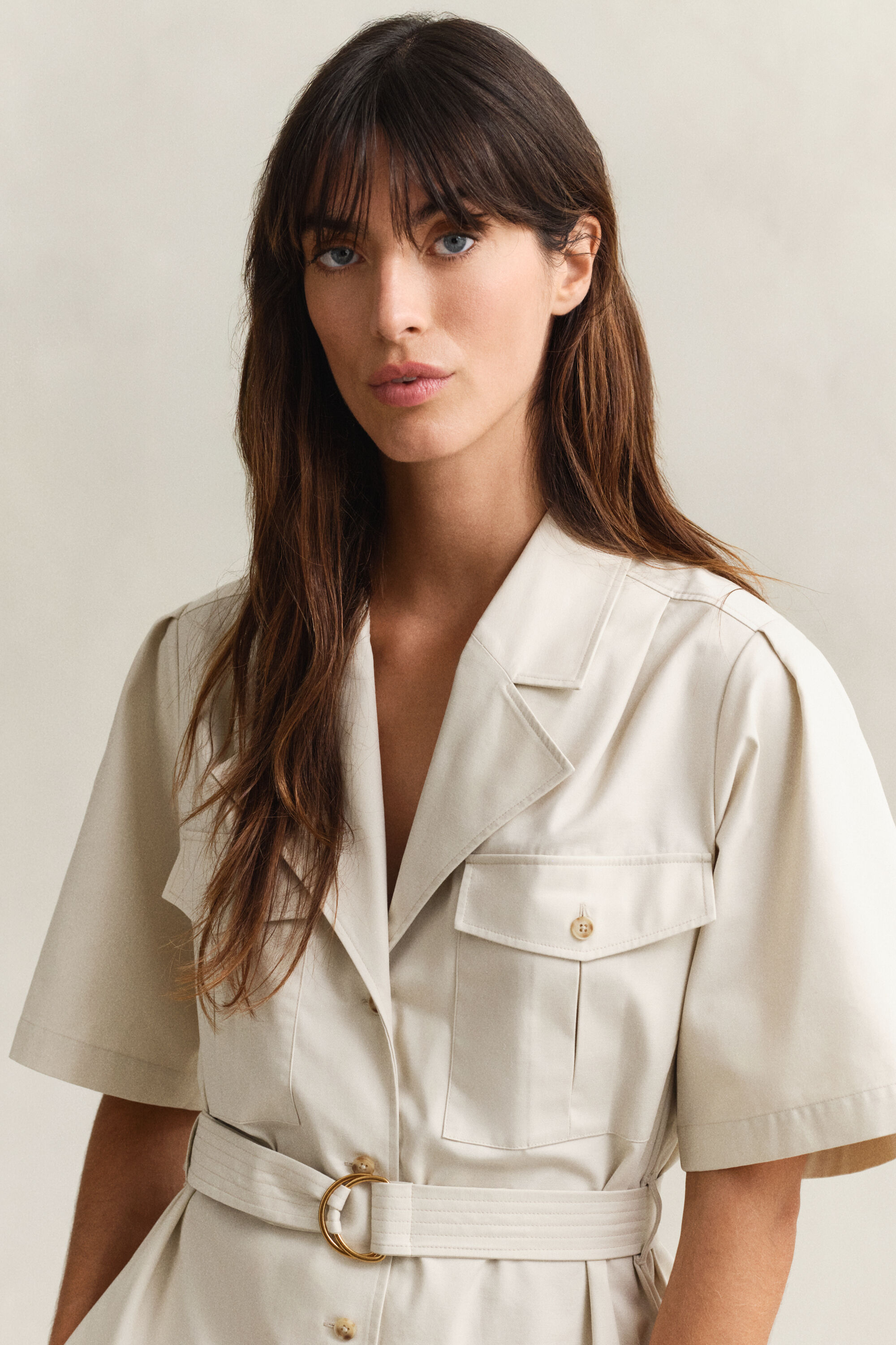 Belted Utility Dress