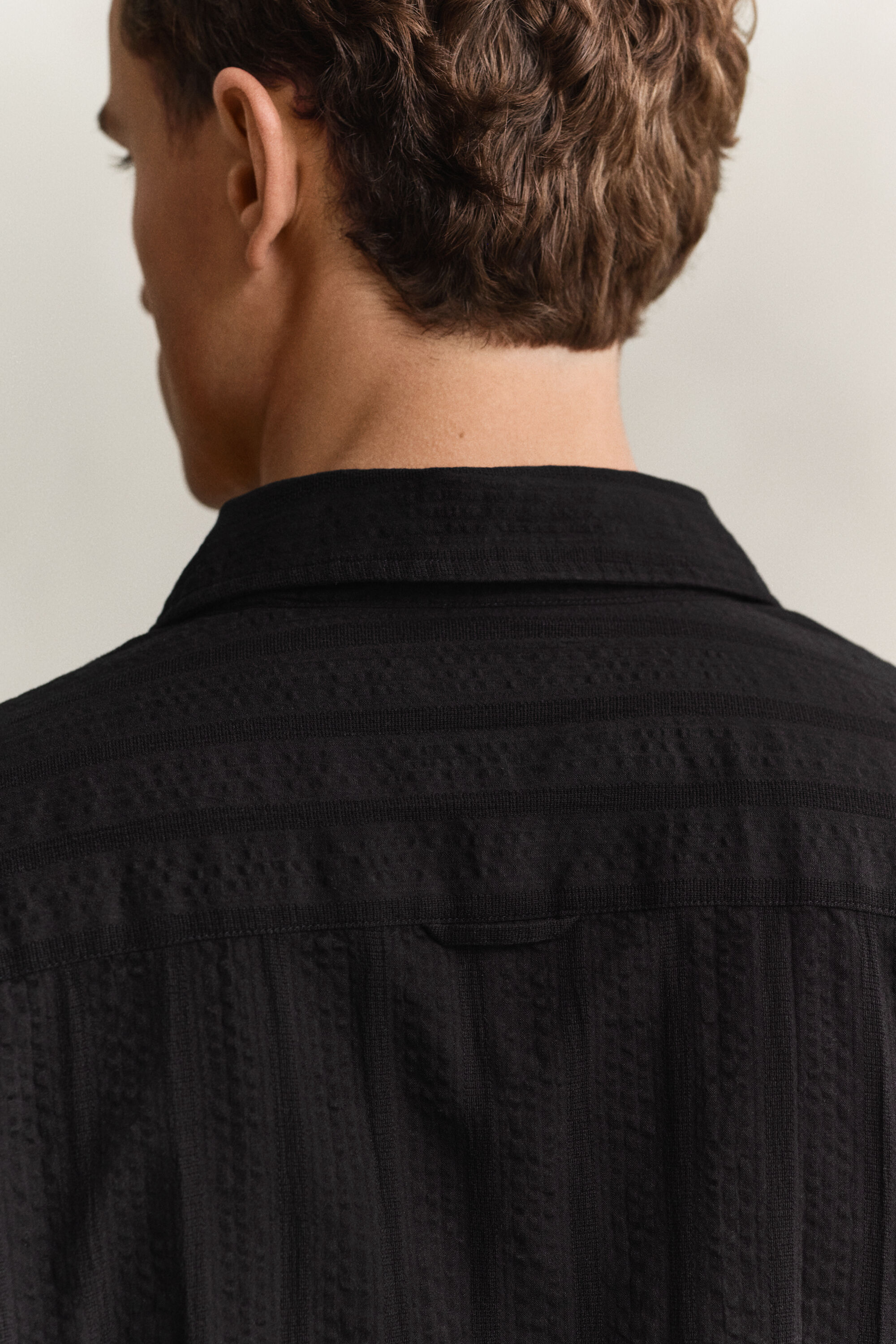 Relaxed Fit Dobby Striped Shirt