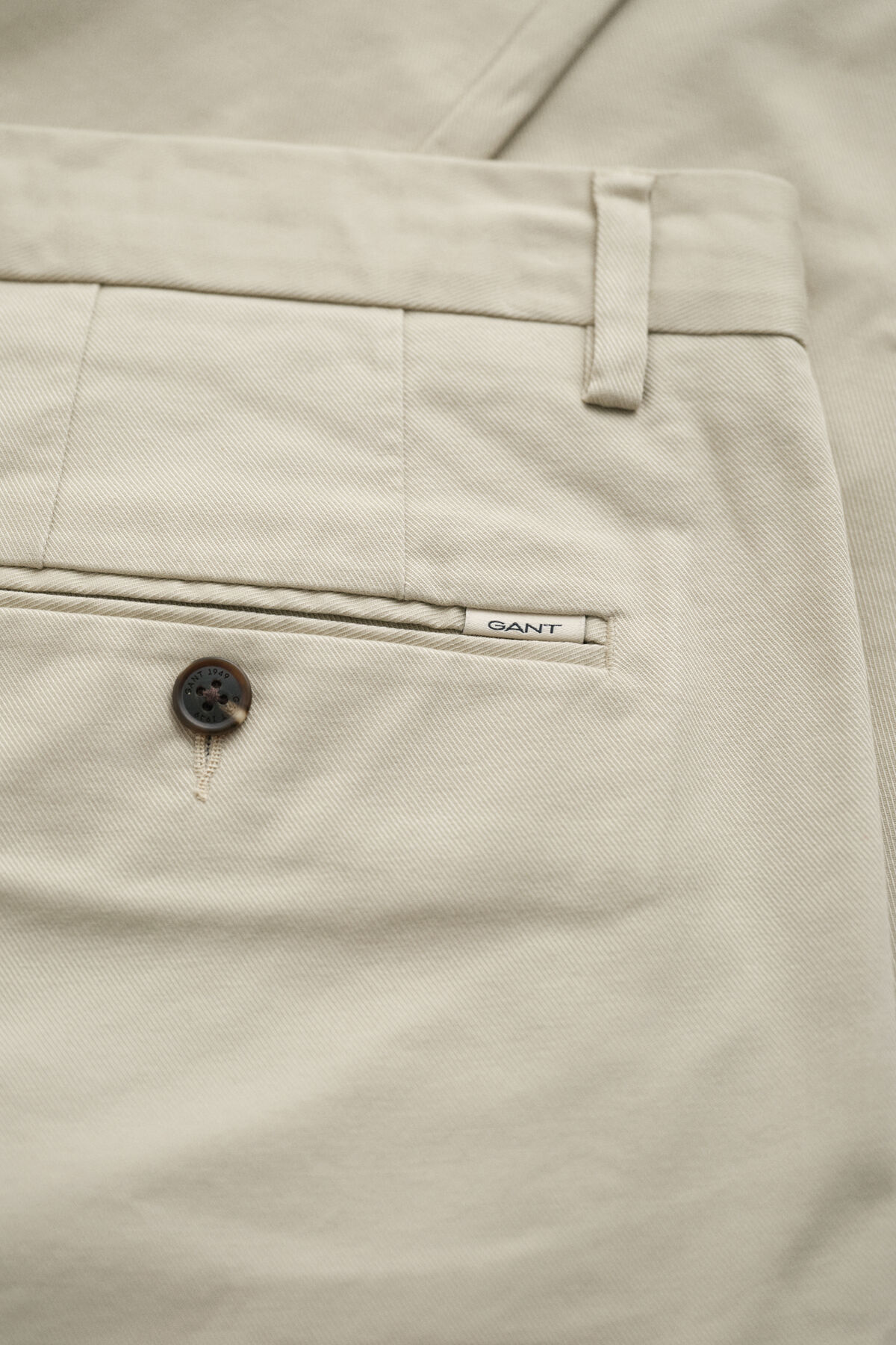 Slim Smart Chinos — CLAY BEIGE