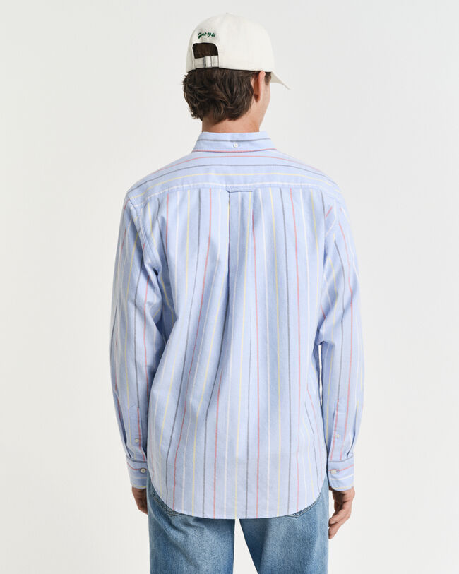 Regular Fit Multi Striped Classic Oxford Shirt