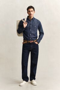 Regular Fit Indigo Shirt